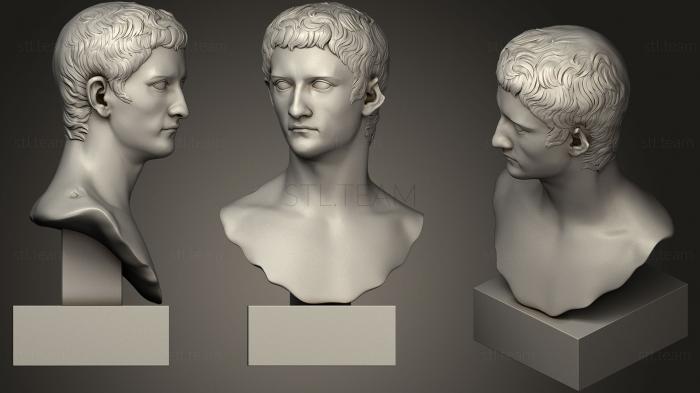 3D модель Бюст Калигулы (STL)